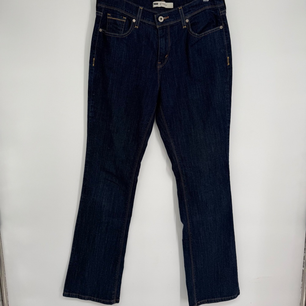 Levis 515 Boot Cut Jeans Womens 10L Dark Wash Denim Western Cowgirl